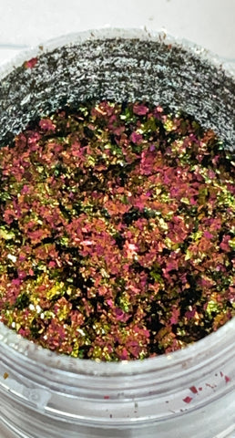 Chameleon Mica Flakes - Magenta to Green