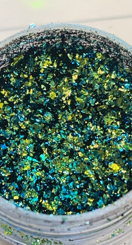 Chameleon Mica Flakes - Blue to Green