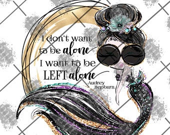 Audrey Mermaid PNG File