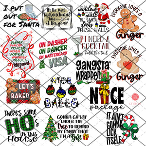 Snarky Christmas Bundle - PNG File bundle