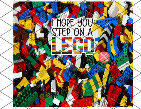 I hope you step on a lego -  Full Wrap**PNG file - DOWNLOAD for waterslides/sublimation