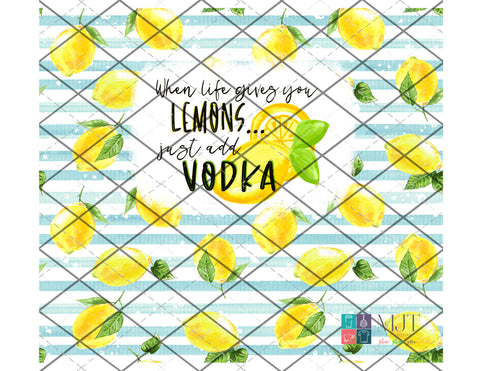 when life gives you lemons -  Full Wrap**PNG file - DOWNLOAD for waterslides/sublimation